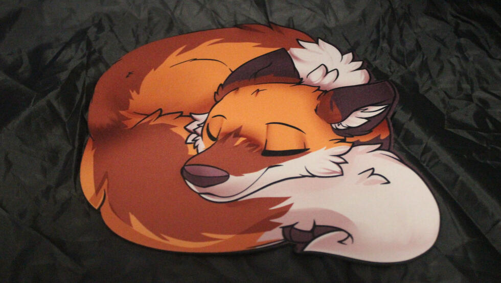 Fox Shaped Mousepad