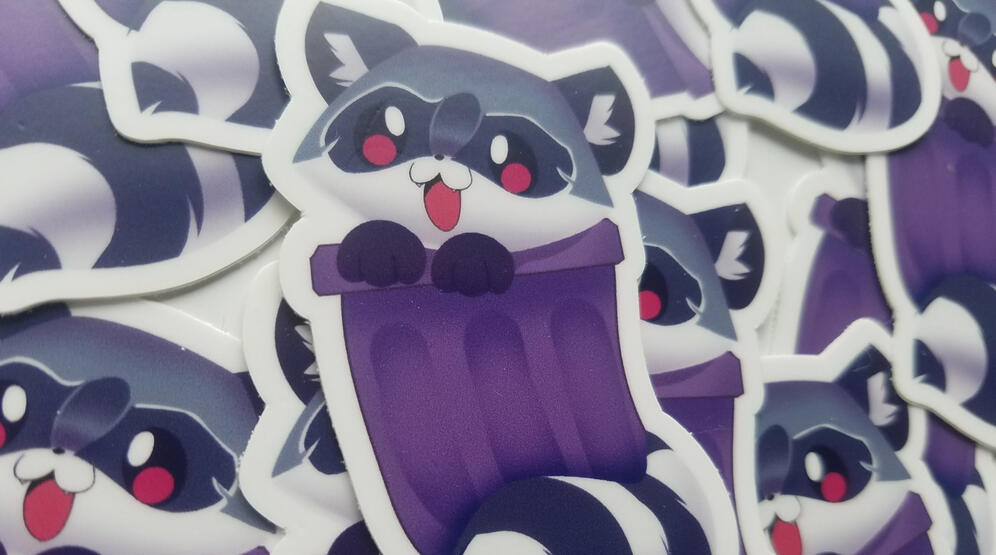 Raccoon Stickers (Personal)